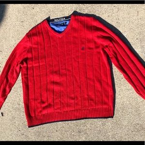 Nautica V-Neck Sweater Size Large